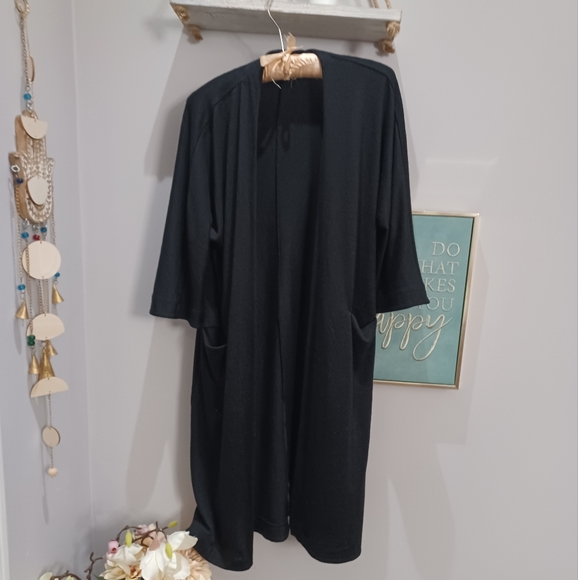 Aritzia Zlata long black cardigan - Picture 5 of 8